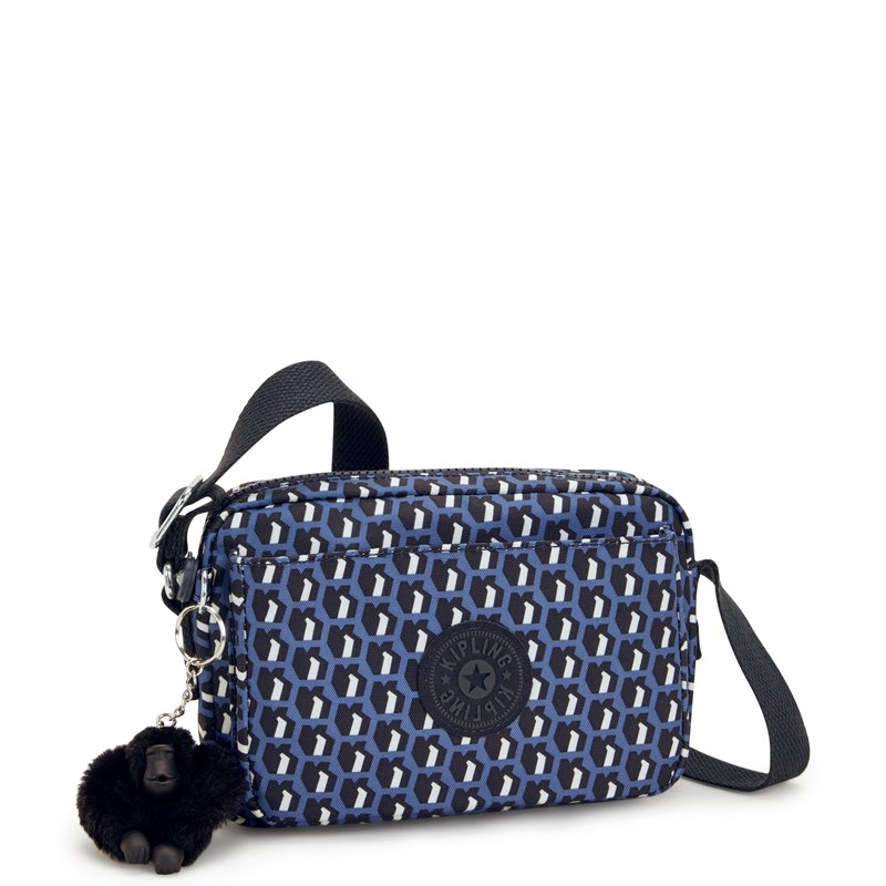 Kipling Crossbody Abanu Blå/hvid 6