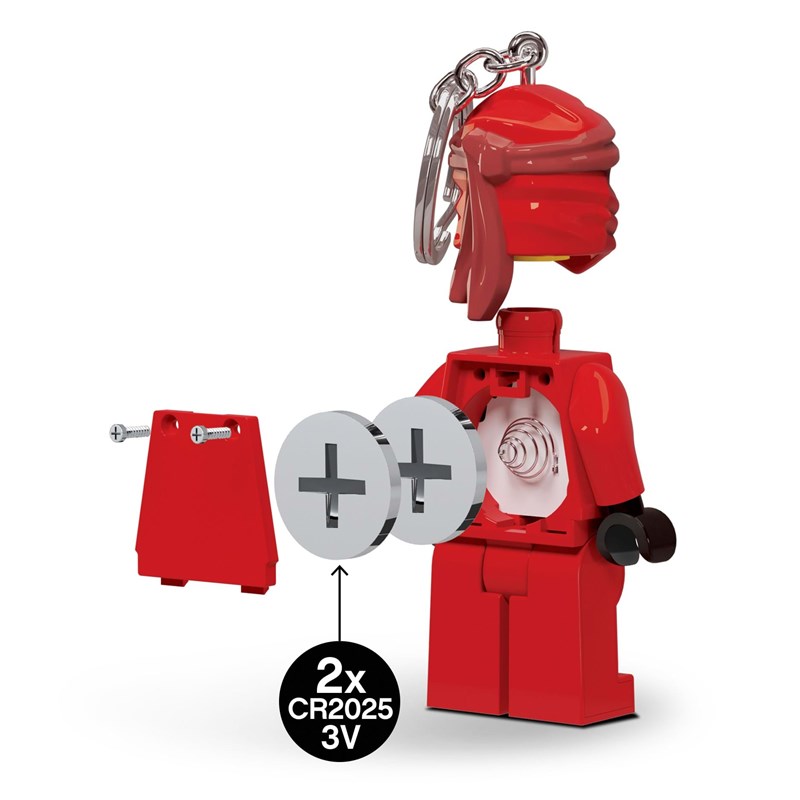 LEGO Tilbehør Väskhänge med LED Legacy K Röd 4