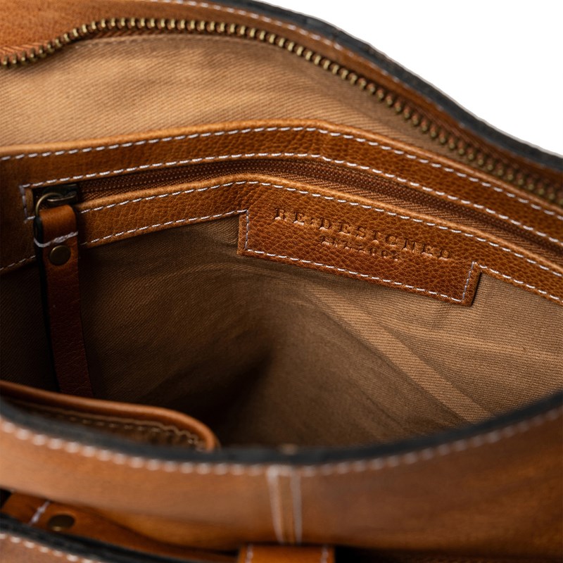 RE:DESIGNED Crossbody Lilia Big Cognac 6