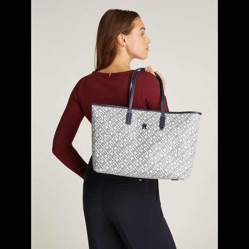 Tommy Hilfiger Shopper Monoplay Blå 13" 2