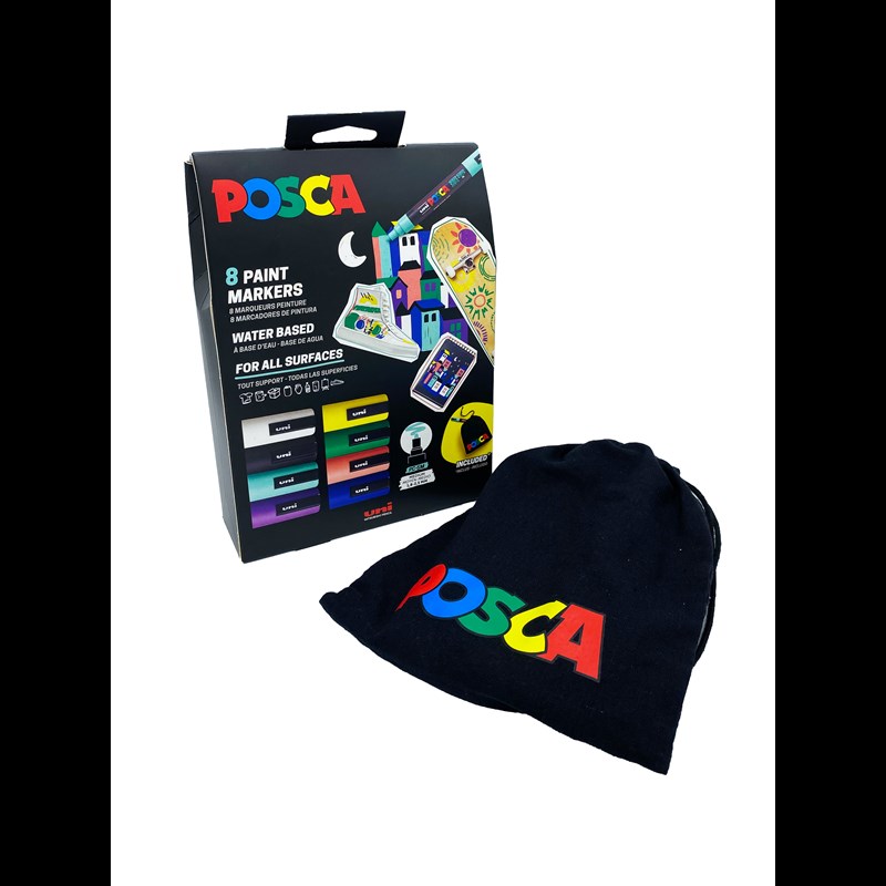 POSCA Pennor POSCA PC-5M Påse set Multi