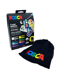 POSCA Pennor POSCA PC-5M Påse set Multi