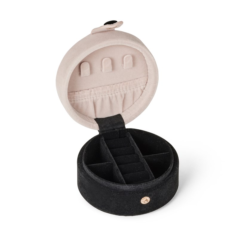 DAY ET Smykkeskrin Day Jewelry Round Sand/sort 2