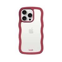 Holdit Mobilcover Wavy Rød/Hvid Iphone 15 Pro 1