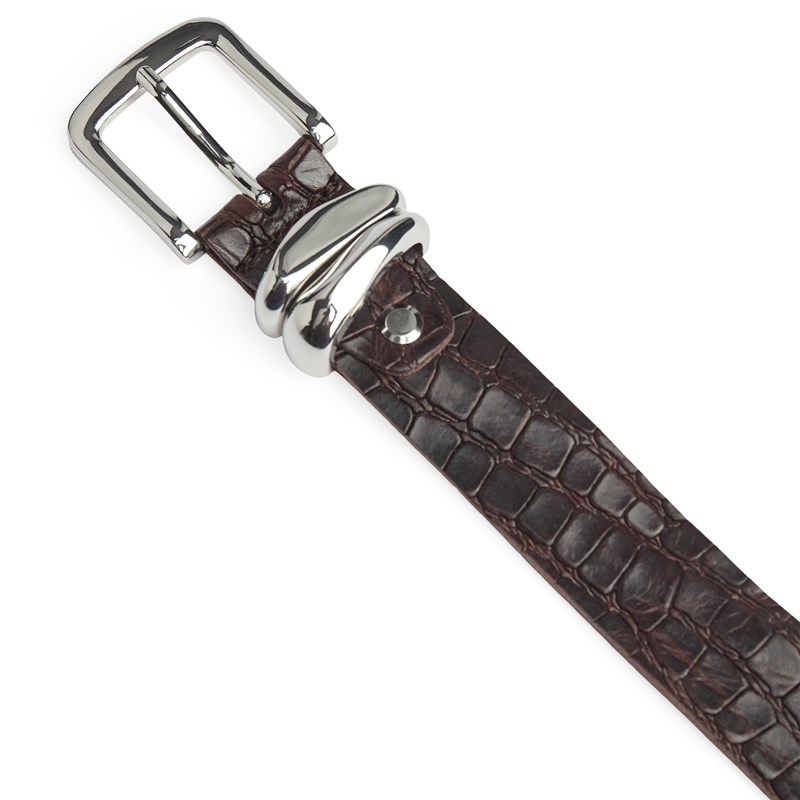 MARKBERG Dambälte AdleyMBG Croco Brun krokodil 85 Cm 4