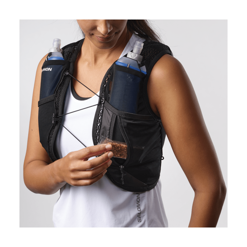 Salomon Løbevest Active Skin 4 Women Sort Str M 5