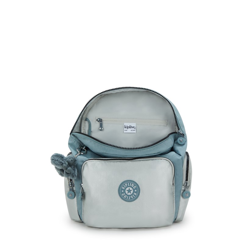 Kipling Ryggsäck City Zip S Grå 4