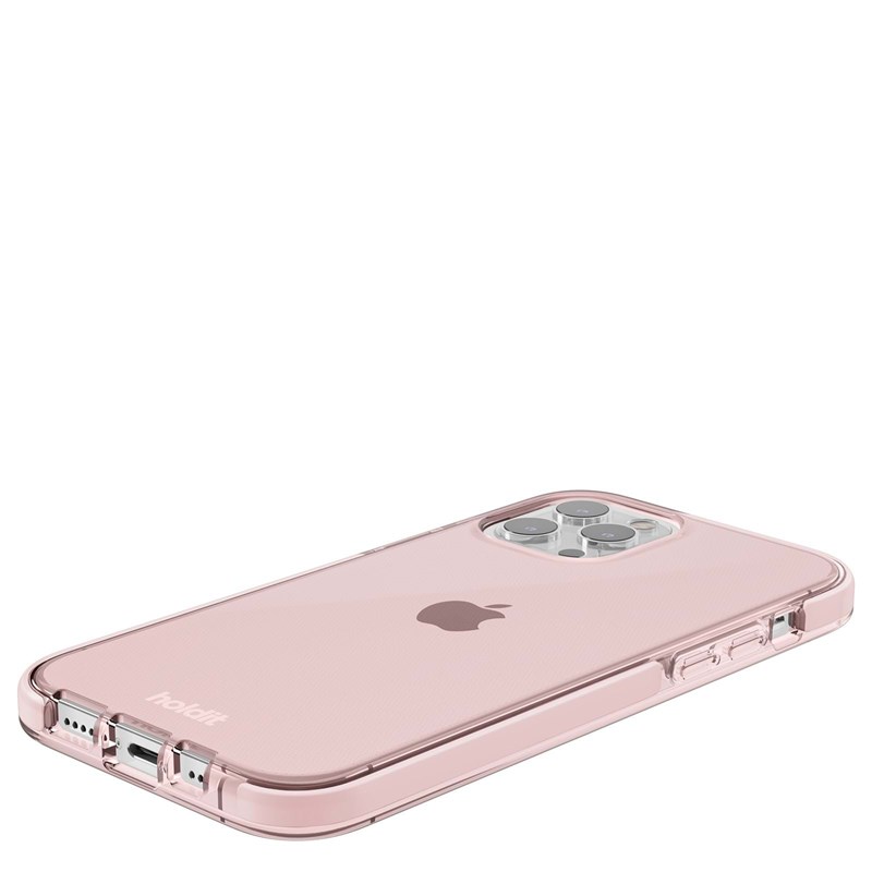 Holdit Mobilcover Seethru Lyserød iPhone 12/12 Pro 3