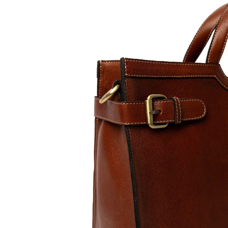 RE:DESIGNED Computertaske May Big Cognac 15" 4