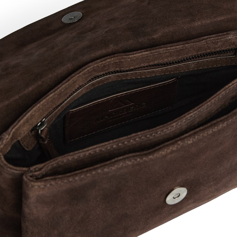 MARKBERG Crossbody Julesmbg Suede M. Brun 5
