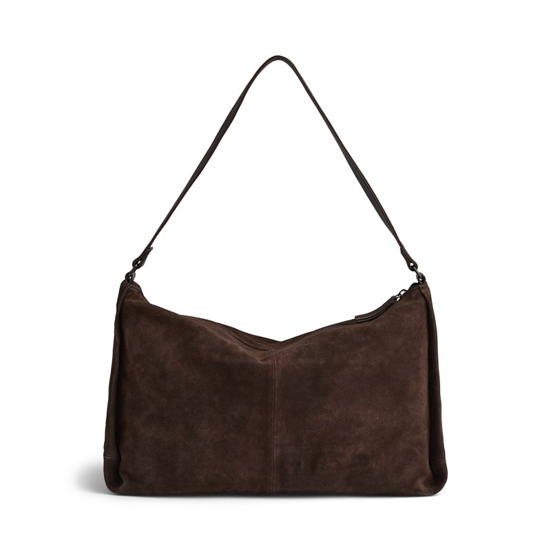 MARKBERG Skuldertaske Claudiambg Suede M. Brun 4