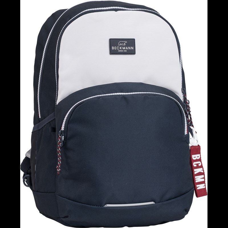 Beckmann Skolväska Sport Jr Navy White Blå/Vit 2