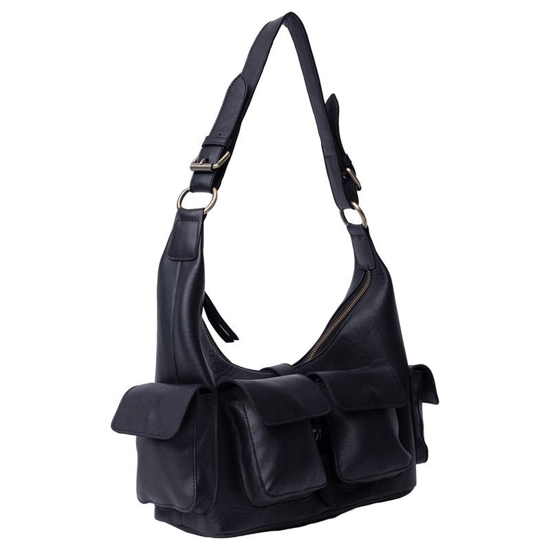 RE:DESIGNED Skuldertaske Solvej Medium Sort 3