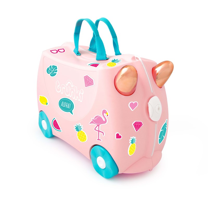 Trunki Børnekuffert med hjul Lyserød 1
