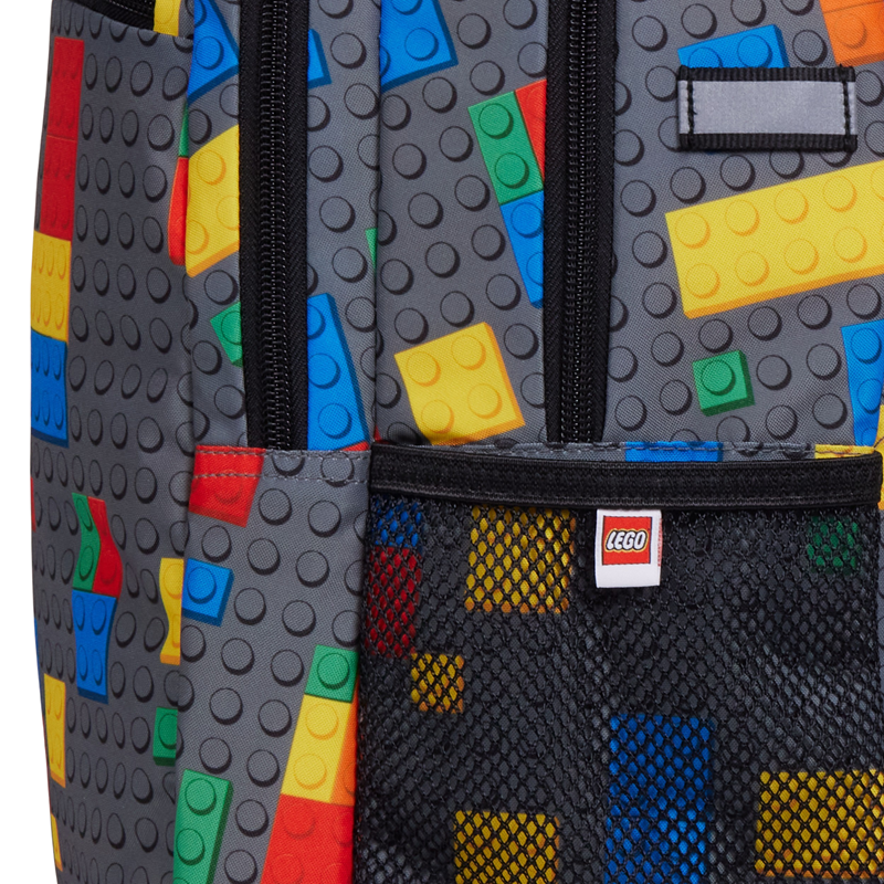 LEGO Bags Rygsæk Colorful Bricks Grå tern 5
