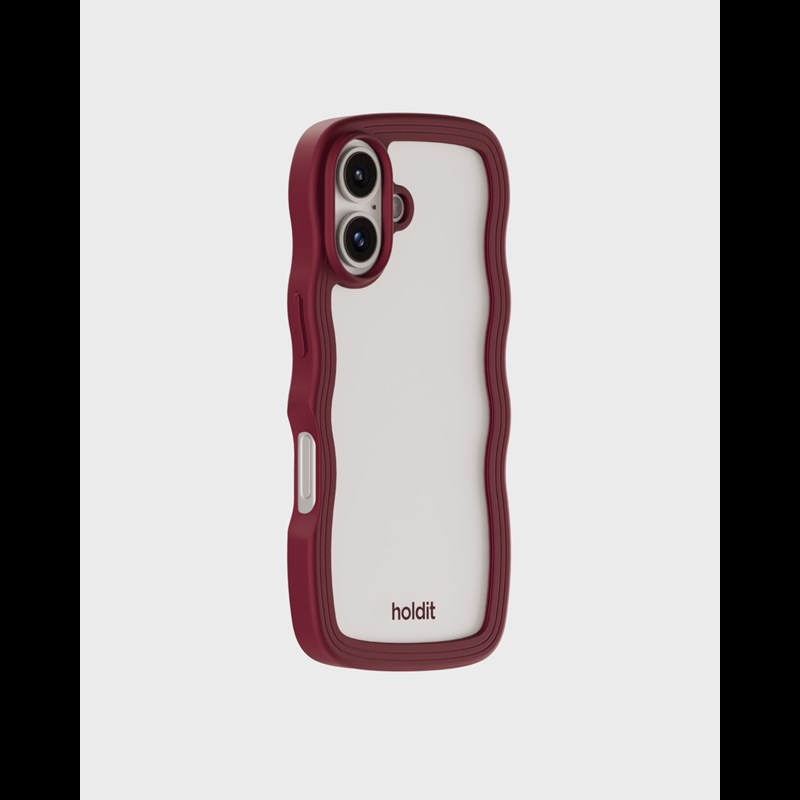 Holdit Mobilfodral Wavy Bordeaux Iphone 16 3