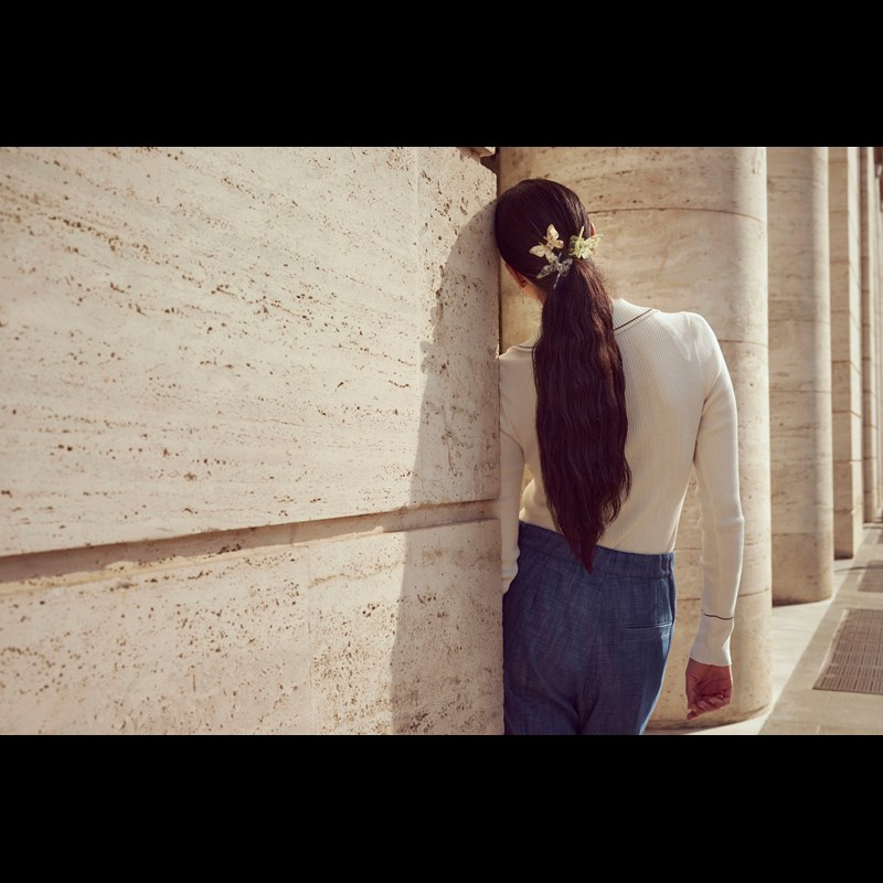 Maanesten Hårklemme Flutura Blå 2