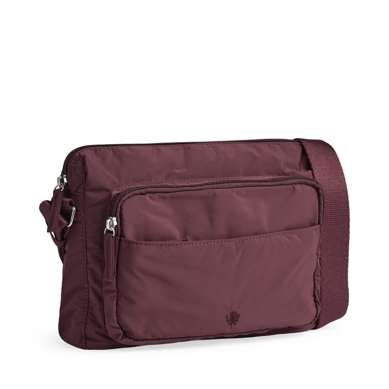 Aura Crossbody Novara Recycled Bordeaux 2