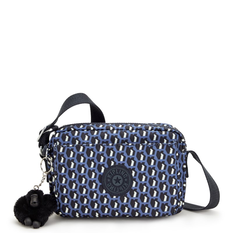 Kipling Crossbody Abanu Blå/hvid 1