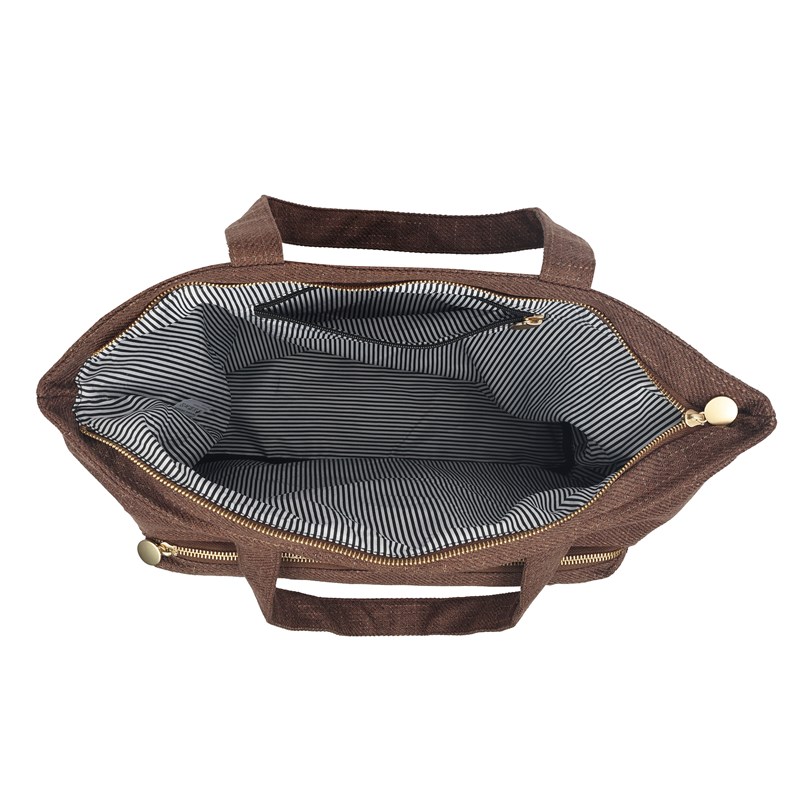 Conmé Shopper Andrea Tweed Taupe 4