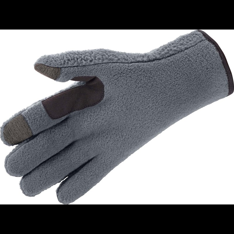 Salomon Handske Outlife Fleece Grå Str L 2