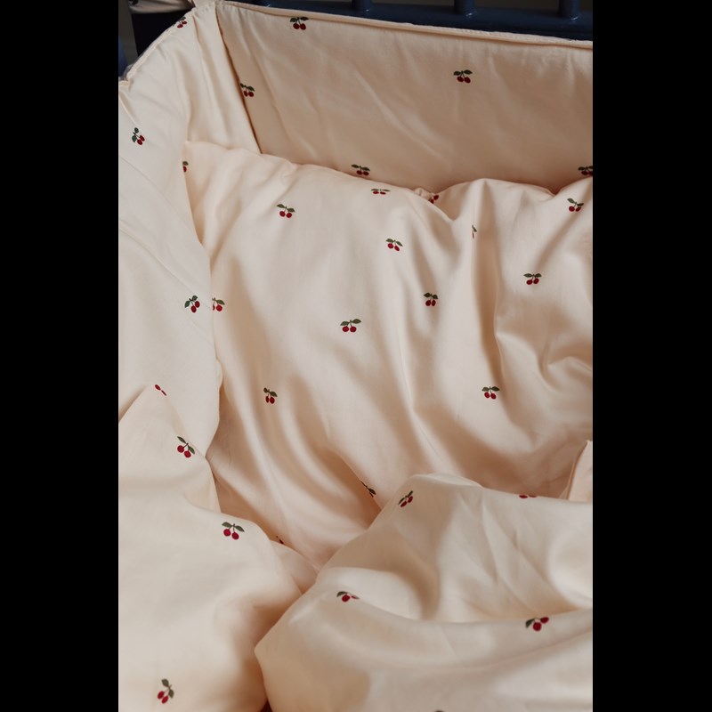 Konges Sløjd Sängkläder baby Körsbär mönster 70x100 4