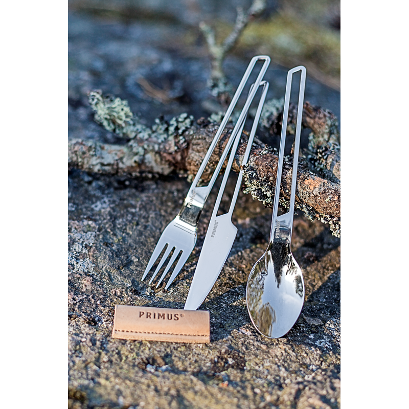 Primus Bestiksæt CampFire Cutlery Set Sølv 3