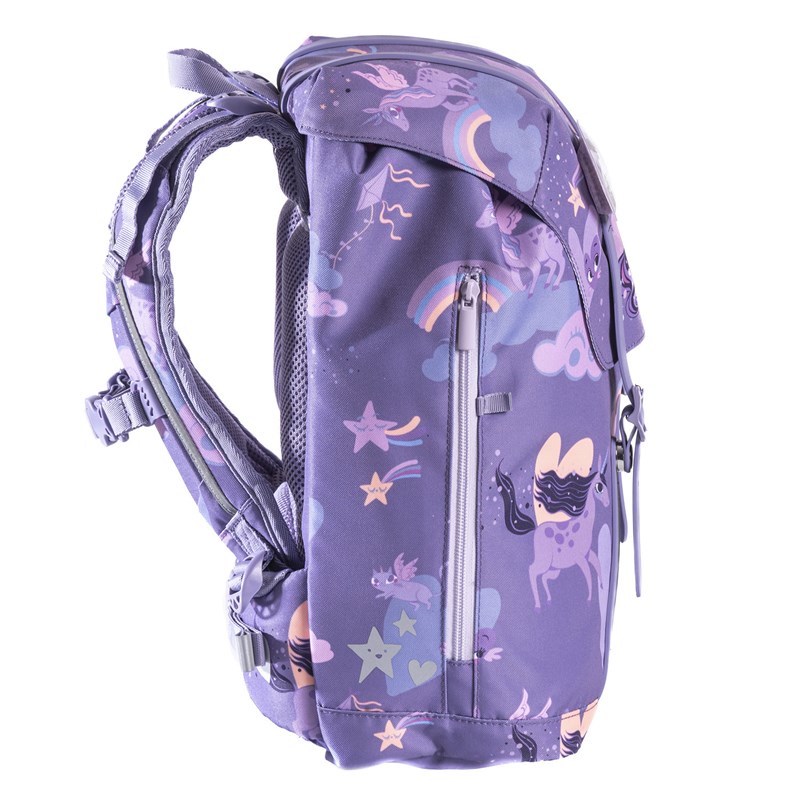 Frii of Norway Skoletaske Retro Unicorn Lilla 3