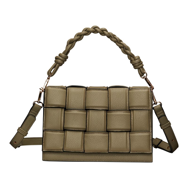 Noella Skuldertaske Hadley Braidet Army Grøn 1