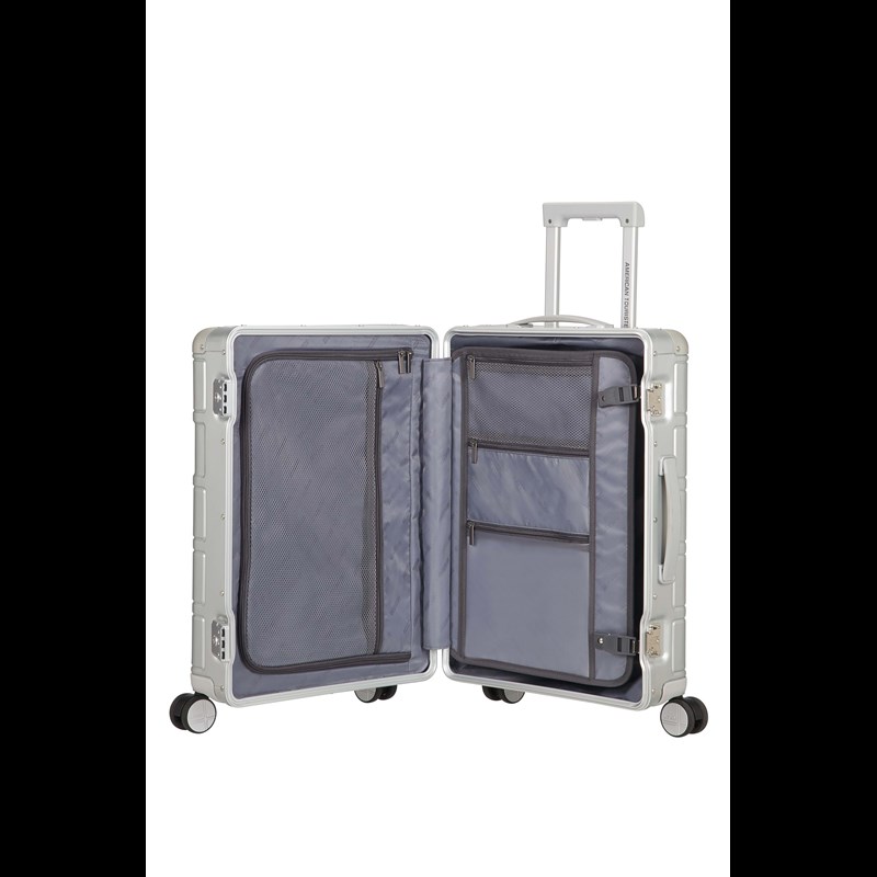 American Tourister Kuffert Alumo Sølv 55 Cm 4