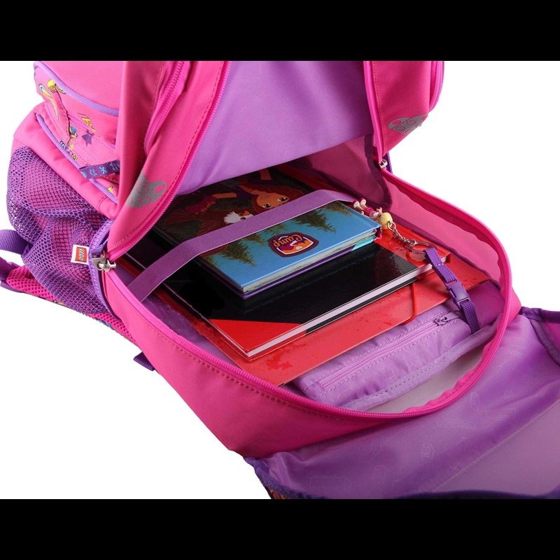 LEGO Bags Skoletaske Maxi Friends Pink mønstret 4