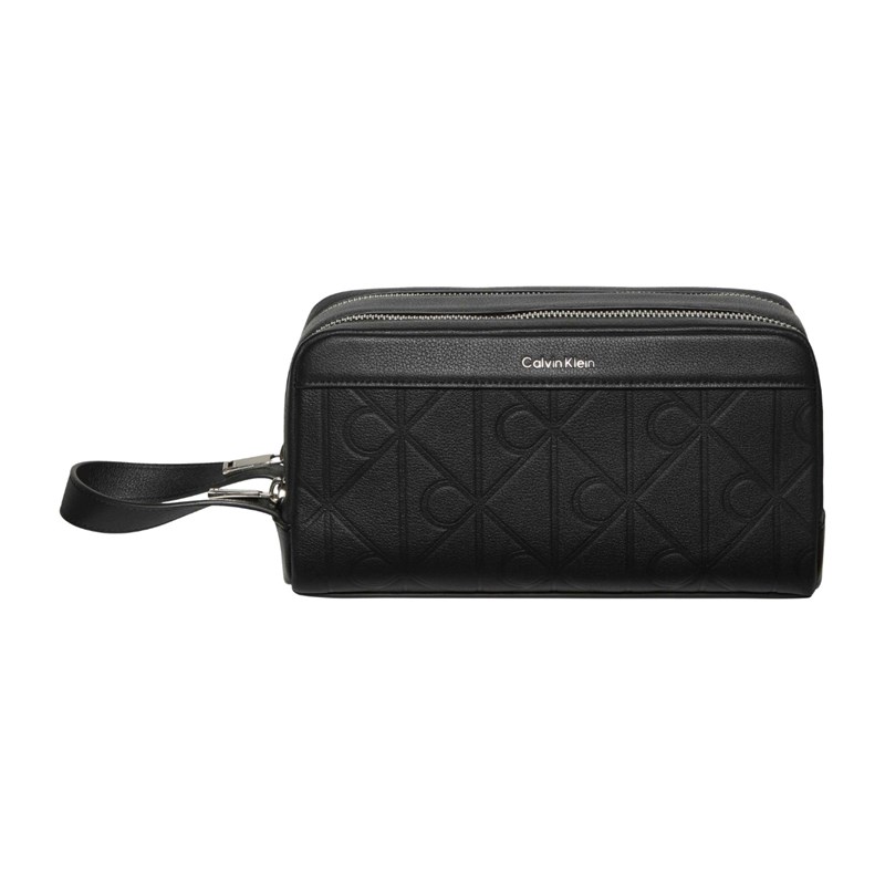 Calvin Klein Toilettaske Embossed Emblem Sort 1