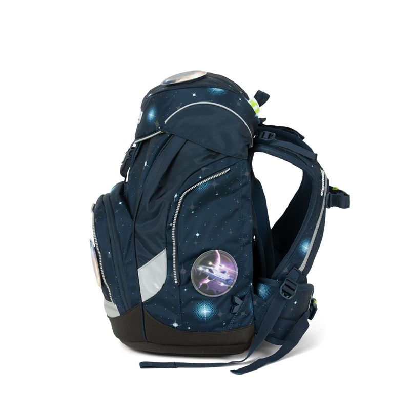 Ergobag Skolväska Set Pack Galaxy Glow Blå med stjärnor 3