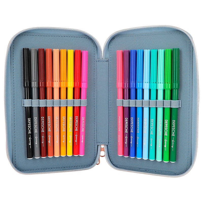 TOPModel Penalhus 3-lags Hund Blå 6