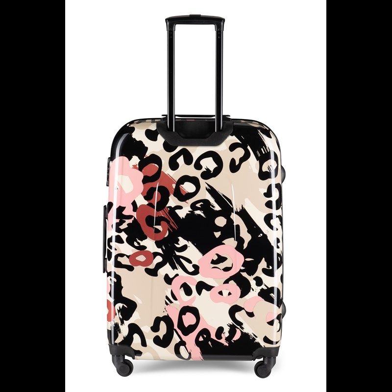 Aries Travel Kuffert Barcelona Pink mønstret 75 Cm 2