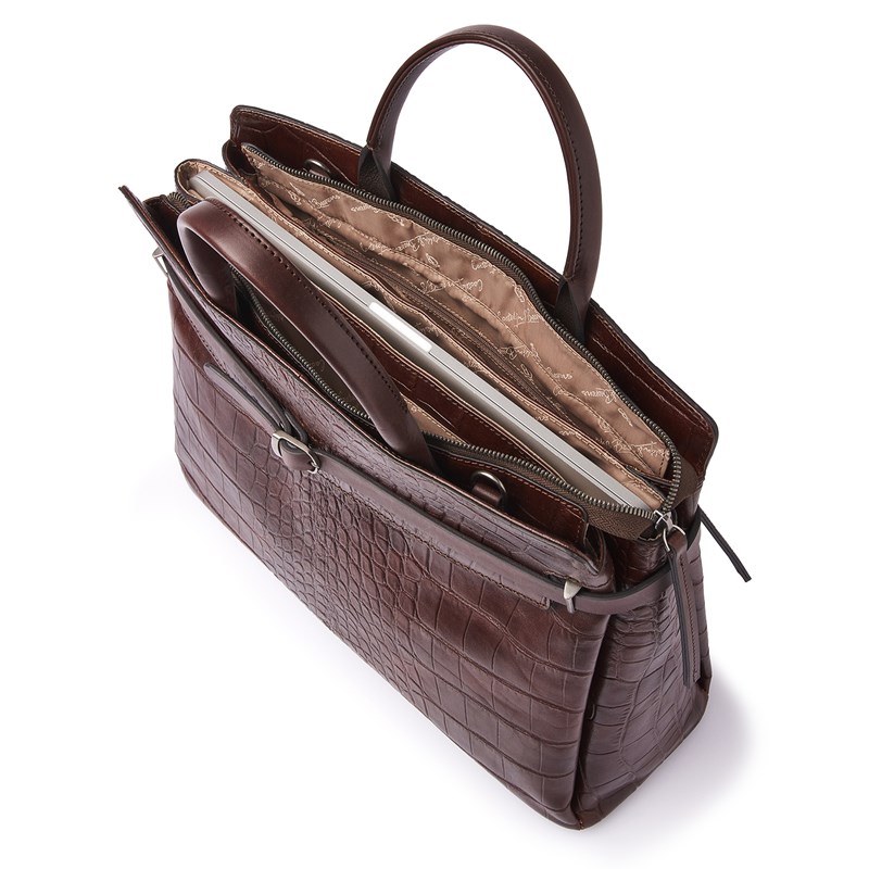 Castelijn & Beerens Computertaske Kaat RFID Mocca Brun 15" 7