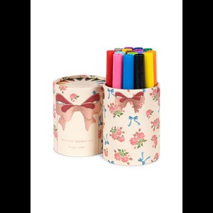 Konges Sløjd Set med 16 delar. markörer Svart