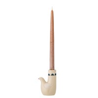 Bloomingville Ljusstake Trudy Beige rutig 1