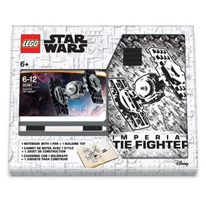 LEGO Bags Notesbog Star Wars Tie Fight Hvid