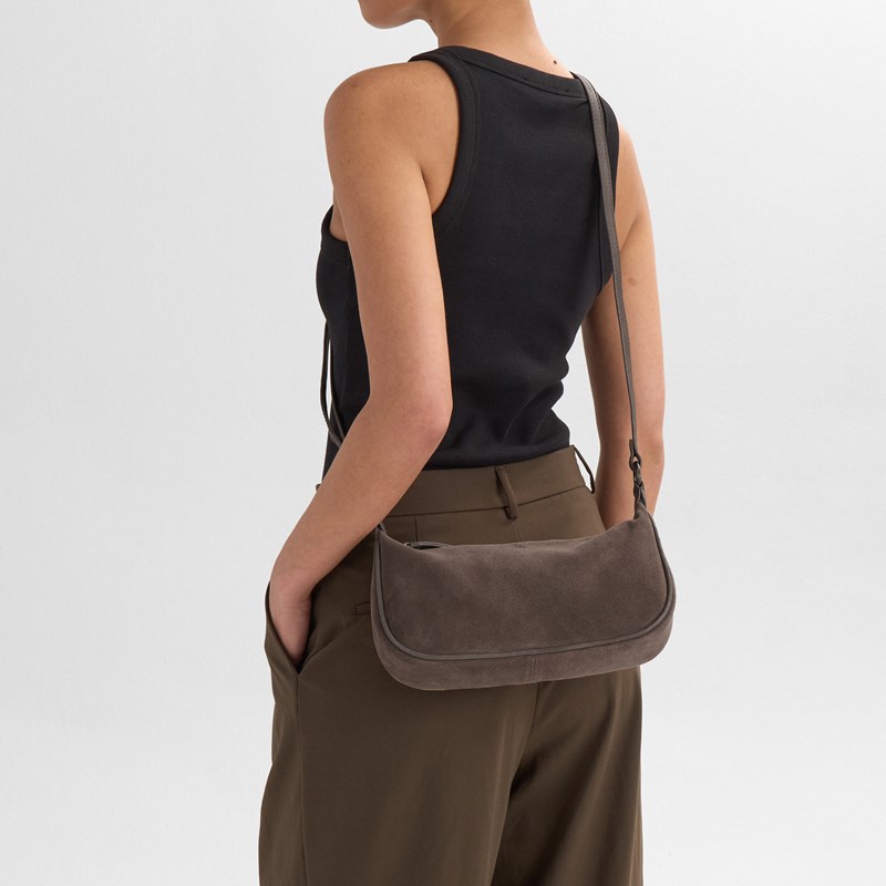 MARKBERG Crossbody Mini MuseMBG Suede Brun/brun 8