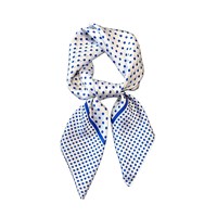 By Stær Scarf Callie  Blå/Vit