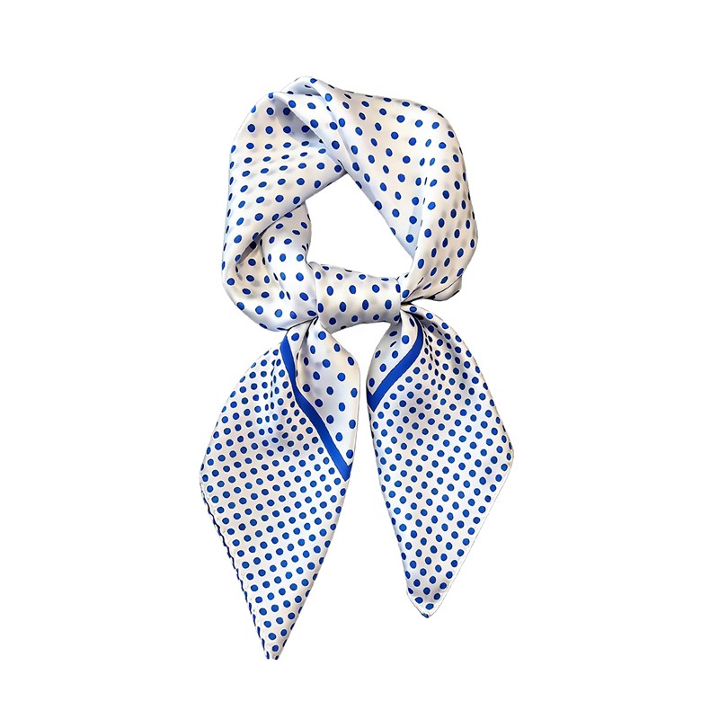 By Stær Scarf Callie  Blå/Vit