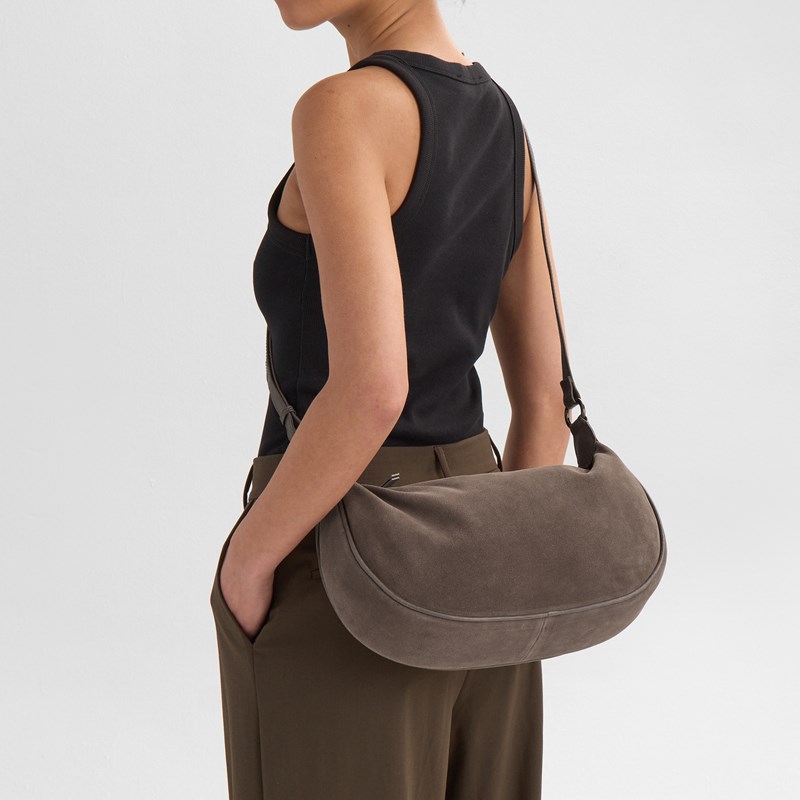 MARKBERG Skuldertaske MuseMBG Suede Brun/brun 2