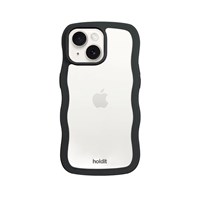 Holdit Mobilfodral Wavy Svart iPhone 13/14/15 1