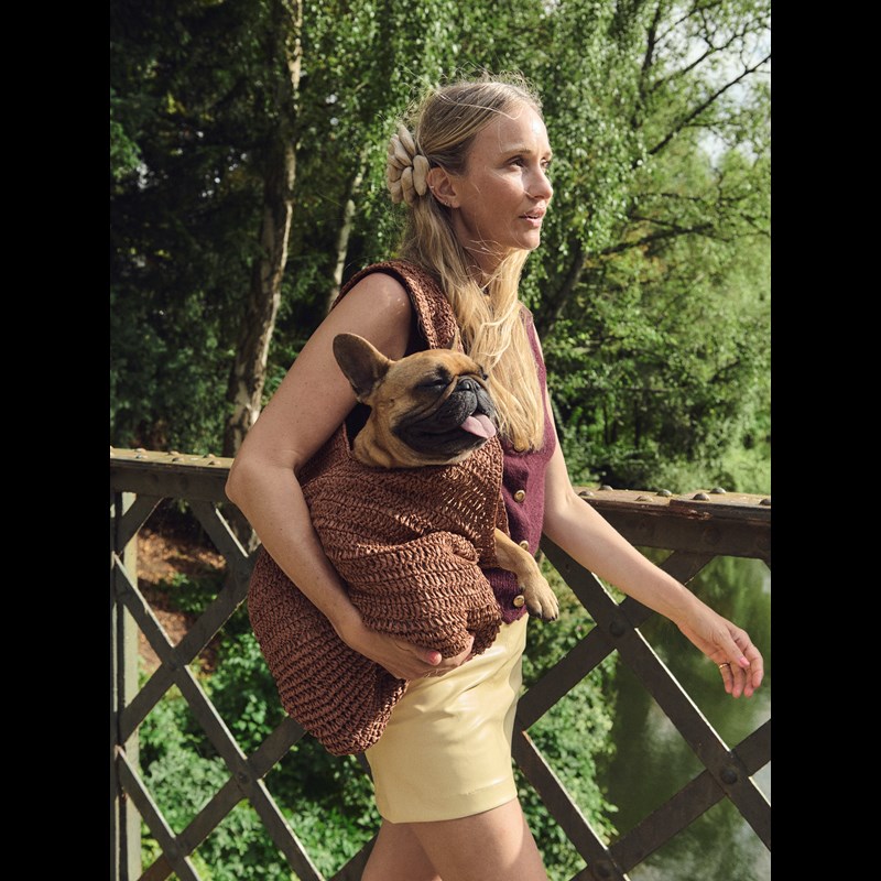 DAY ET Skuldertaske Day Crochet Tote Brun 2