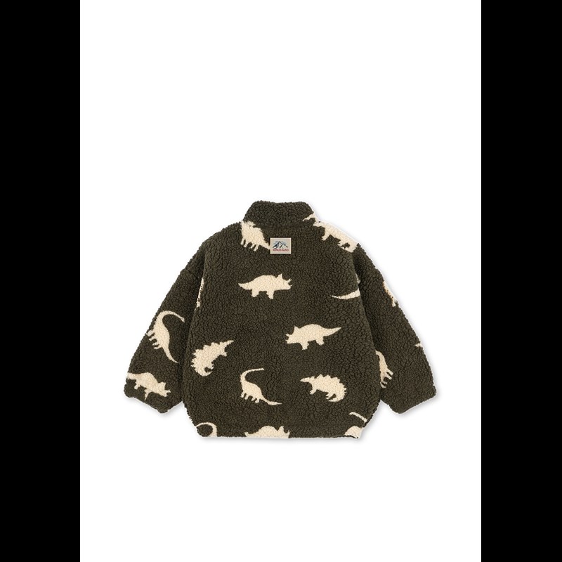 Konges Sløjd Jakke Jody Teddy Dino  Grøn 12 mdr. 2