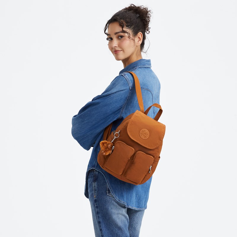 Kipling Rygsæk City pocket Brun 6