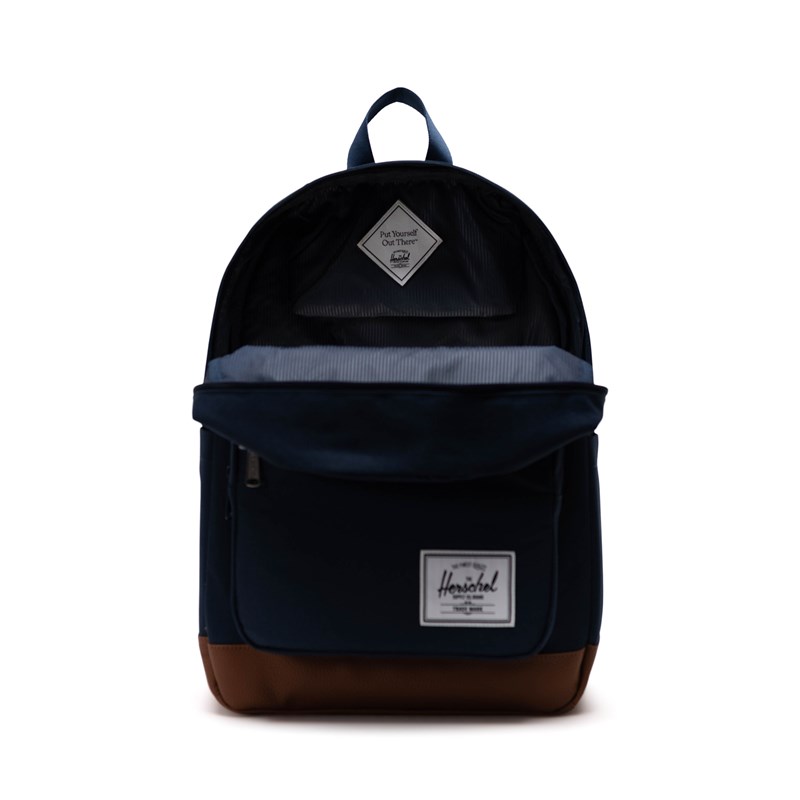 Herschel Rygsæk Pop Quiz Navy/Cognac 4