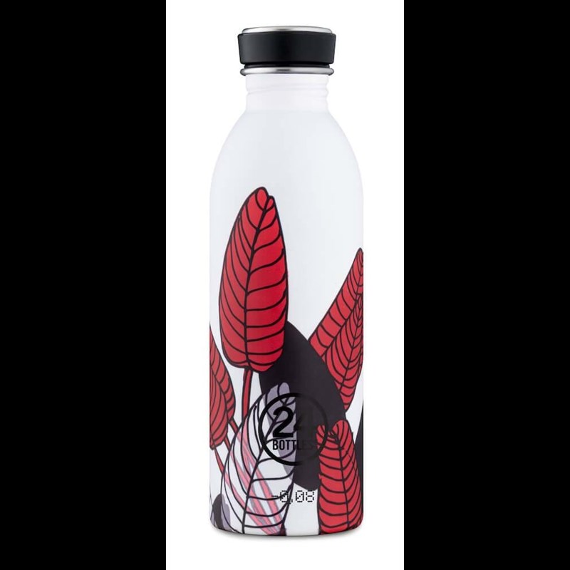 24Bottles Drikkeflaske Urban Bottle Rød/Hvid 1
