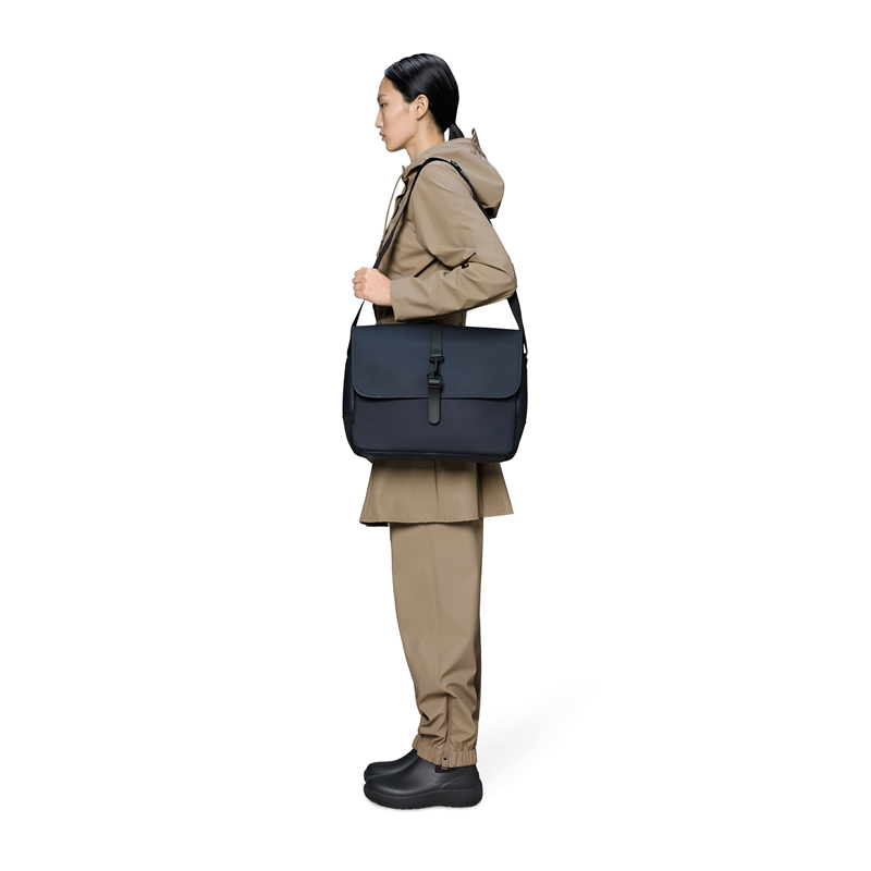 RAINS Skuldertaske Messenger Bag  Navy 16" 4